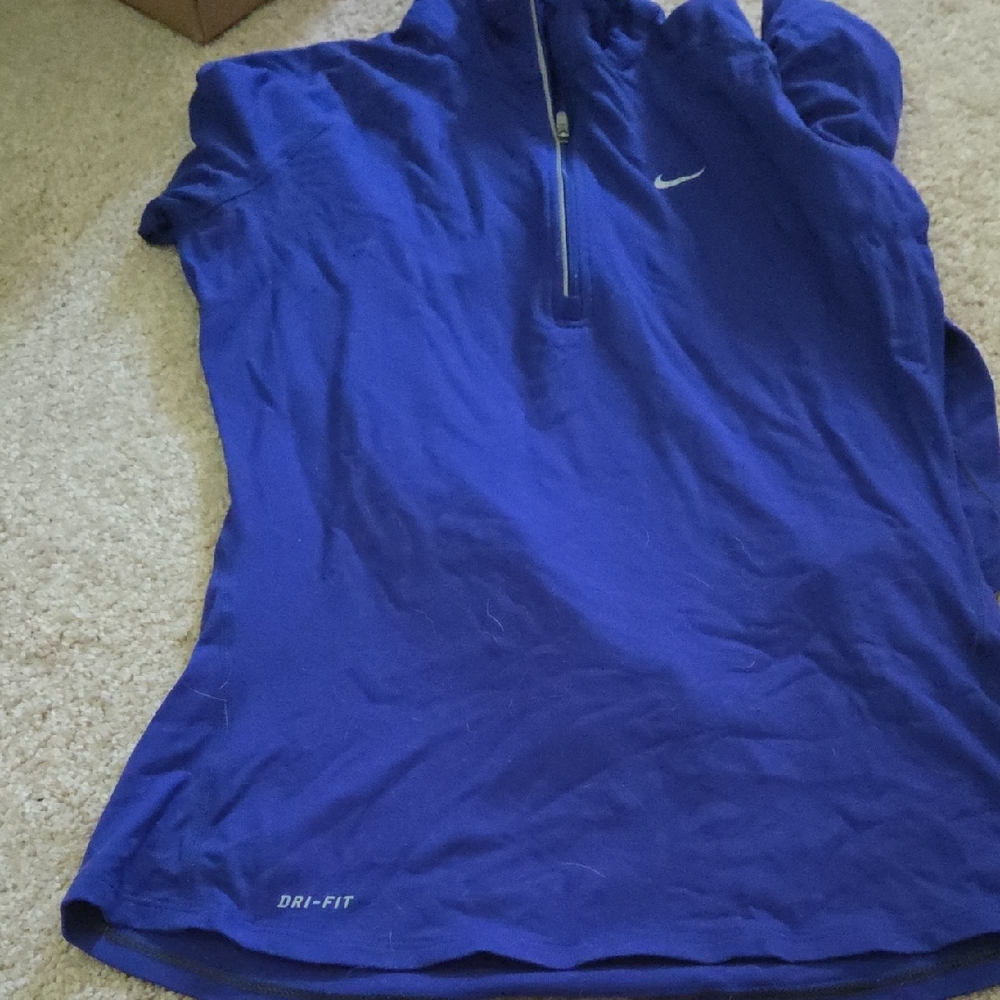 Nike Deep Blue Half-Zip Pullover - Picture 3 of 4